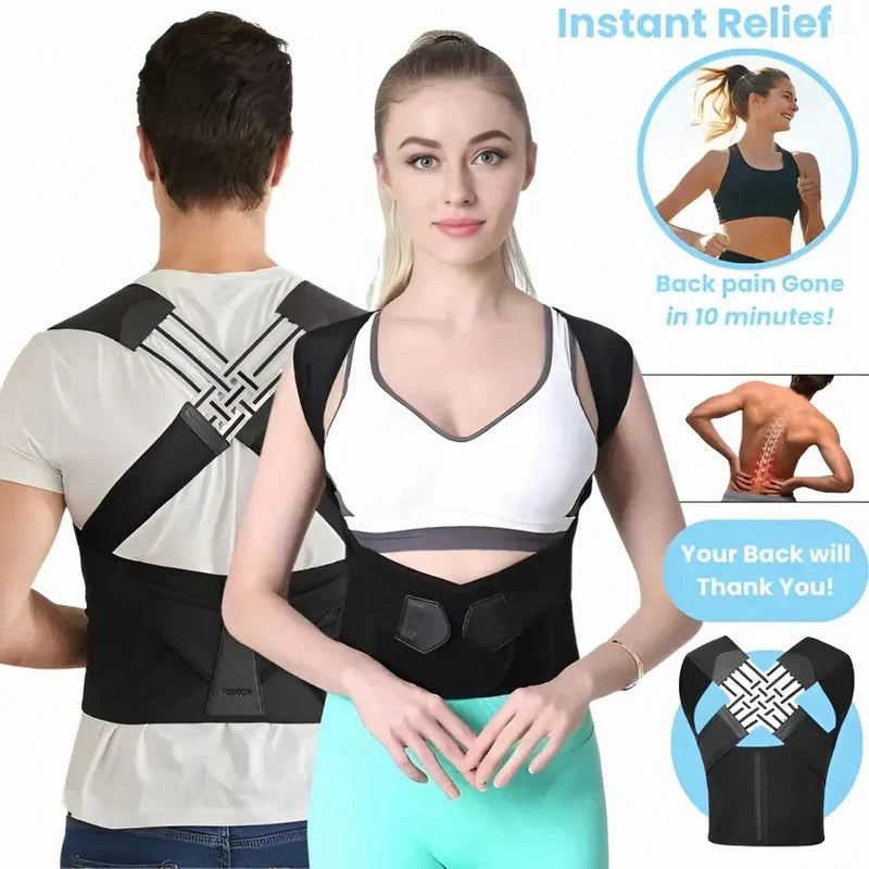 Posture Corrector Free Size Designed to provide exceptional Back Straight And Shoulder Support Belt