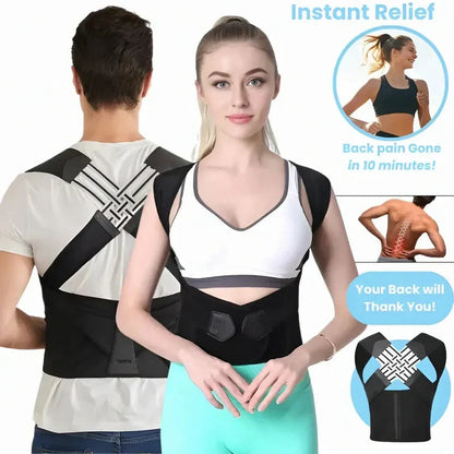 Posture Corrector Free Size Designed to provide exceptional Back Straight And Shoulder Support Belt