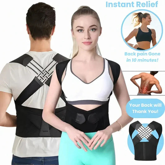 Posture Corrector Free Size Designed to provide exceptional Back Straight And Shoulder Support Belt